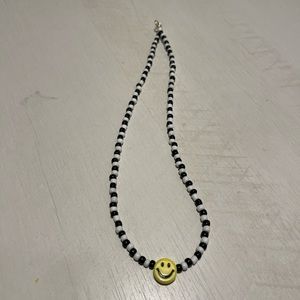 Happy face necklace